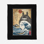 My Neighbor In Japan Woodblock-None-Fleece-Blanket-DrMonekers