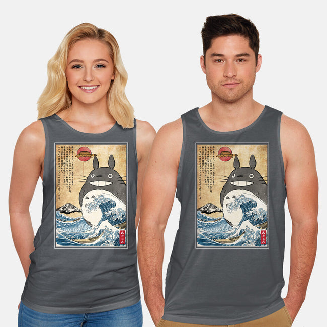 My Neighbor In Japan Woodblock-Unisex-Basic-Tank-DrMonekers