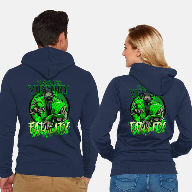 Slime Fatality-Unisex-Zip-Up-Sweatshirt-Diego Oliver