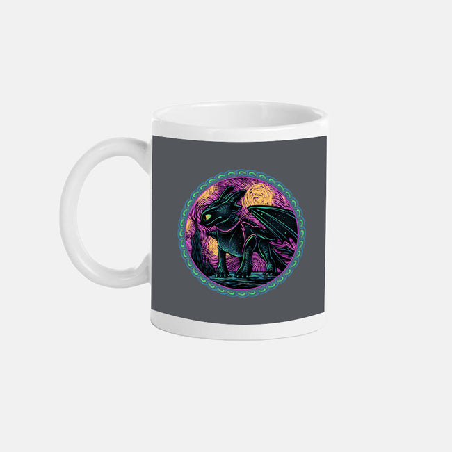 Fury Of The Night Sky-None-Mug-Drinkware-glitchygorilla