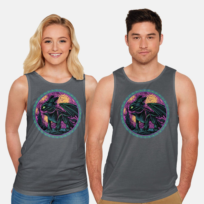 Fury Of The Night Sky-Unisex-Basic-Tank-glitchygorilla