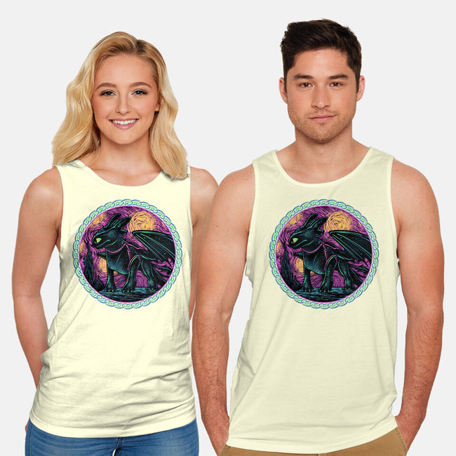 Fury Of The Night Sky-Unisex-Basic-Tank-glitchygorilla