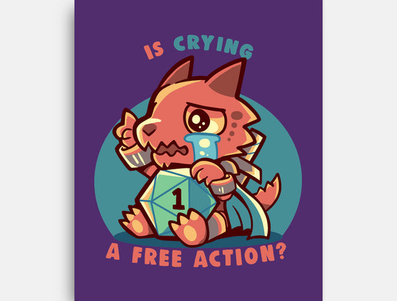 Crying Is A Free Action