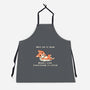 Why Do It Now-Unisex-Kitchen-Apron-FunkVampire