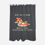 Why Do It Now-None-Polyester-Shower Curtain-FunkVampire