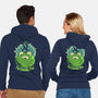 I'm Toadally Fine-Unisex-Zip-Up-Sweatshirt-ilustrata