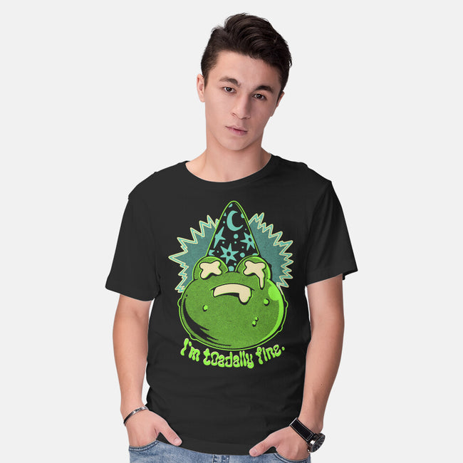 I'm Toadally Fine-Mens-Basic-Tee-ilustrata