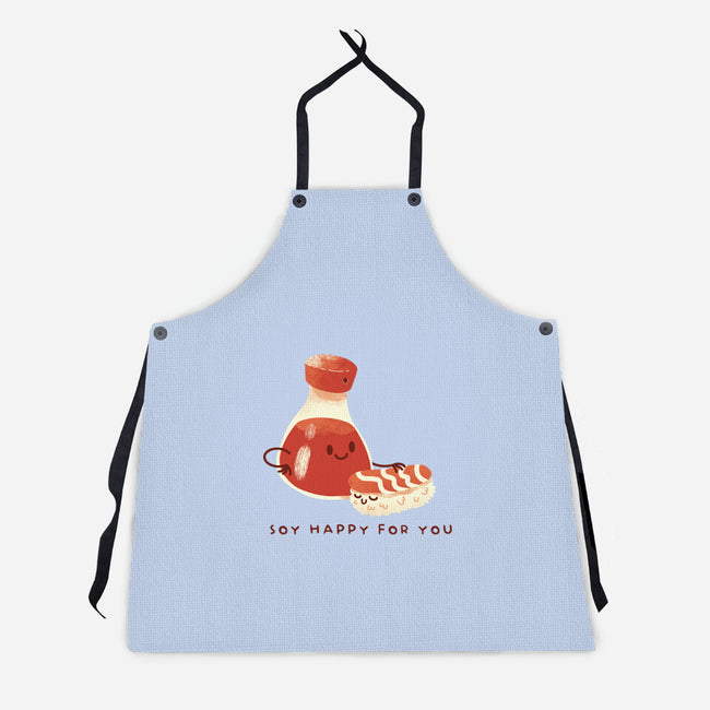 Soy Happy For You-Unisex-Kitchen-Apron-FunkVampire