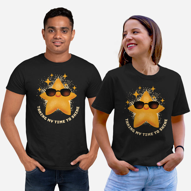 Taking My Time To Shine-Unisex-Basic-Tee-FunkVampire