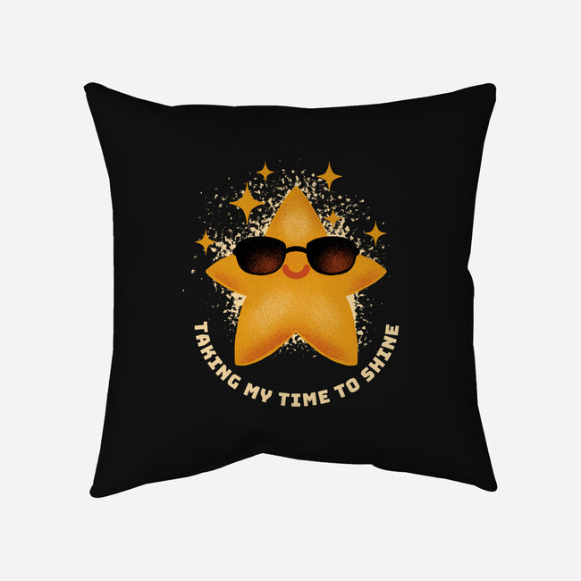 Taking My Time To Shine-None-Removable Cover w Insert-Throw Pillow-FunkVampire