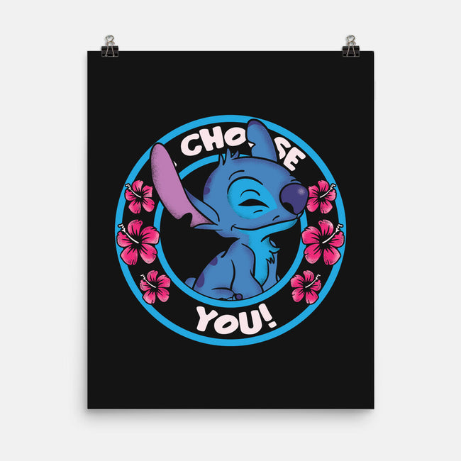 I Choose You Stitch-None-Matte-Poster-turborat14