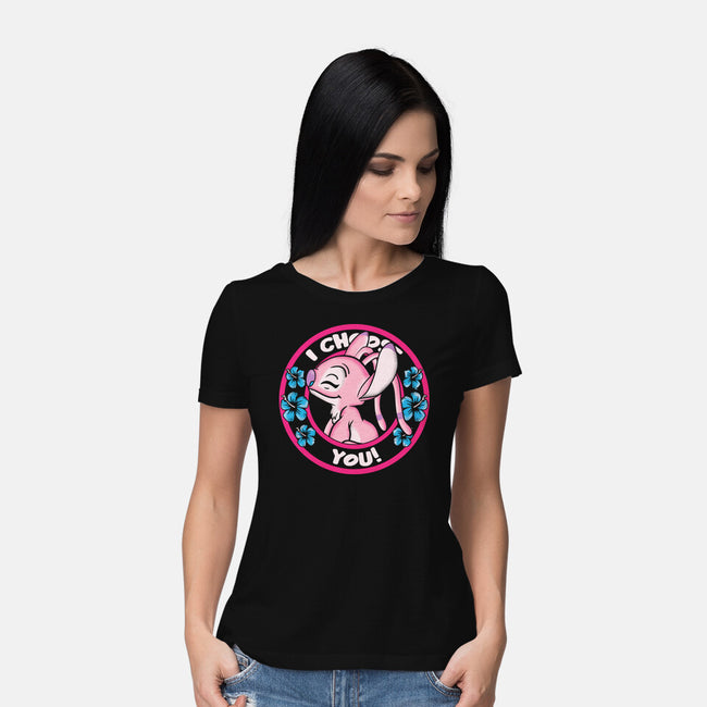 I Choose You Angel-Womens-Basic-Tee-turborat14