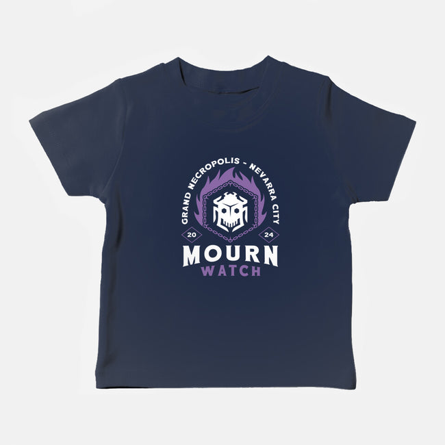 Mourn Watch Emblem-Baby-Basic-Tee-LAGELANTEE