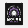 Mourn Watch Emblem-None-Matte-Poster-LAGELANTEE