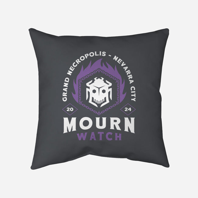 Mourn Watch Emblem-None-Removable Cover w Insert-Throw Pillow-LAGELANTEE