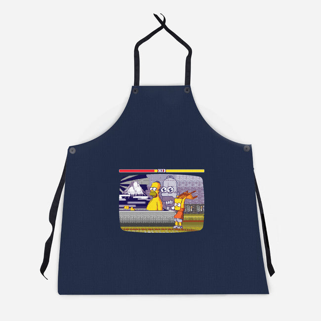 Bath Fighter-Unisex-Kitchen-Apron-se7te