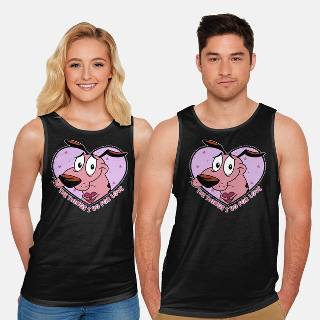 The Things I Do For Love-Unisex-Basic-Tank-Alexhefe