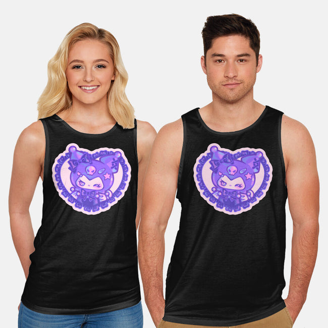 Love Kuromi-Unisex-Basic-Tank-Panchi Art