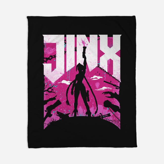 Jinx Doom-None-Fleece-Blanket-rocketman_art