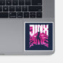 Jinx Doom-None-Glossy-Sticker-rocketman_art