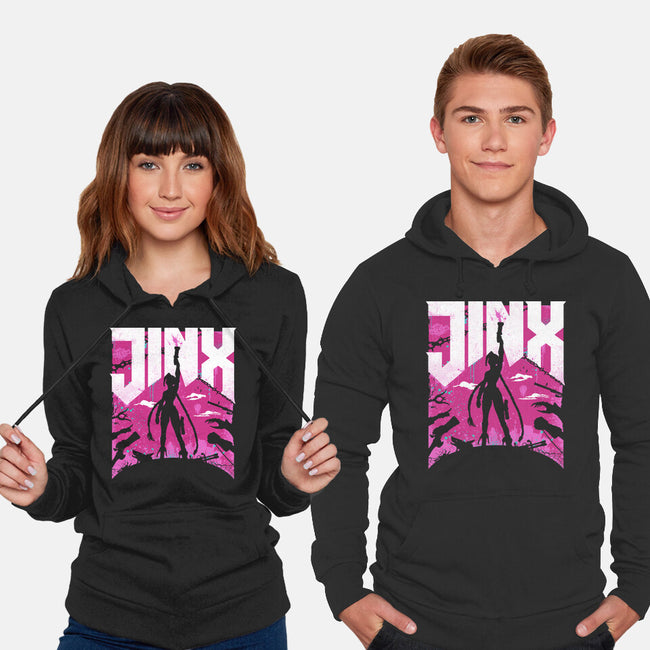 Jinx Doom-Unisex-Pullover-Sweatshirt-rocketman_art