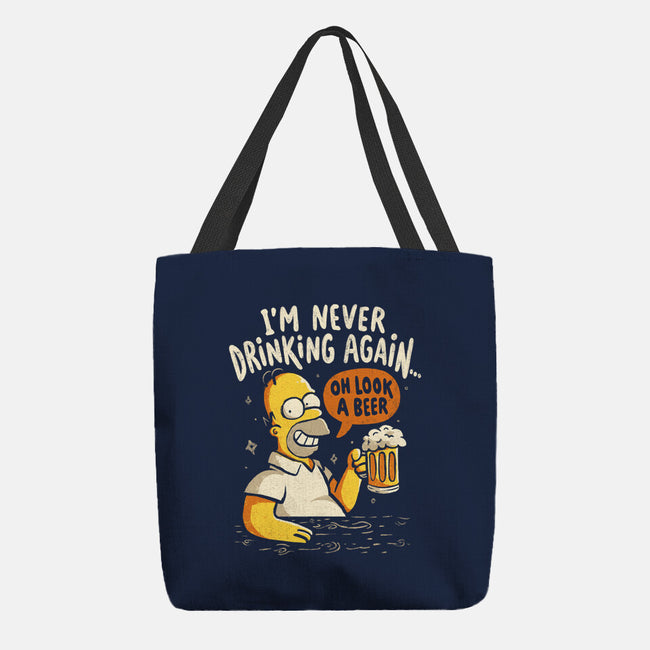 Never Drink Again-None-Basic Tote-Bag-Arigatees