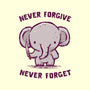 Elephants Never Forgive-None-Glossy-Sticker-kg07