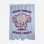 Elephants Never Forgive-None-Polyester-Shower Curtain-kg07