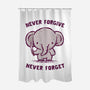 Elephants Never Forgive-None-Polyester-Shower Curtain-kg07