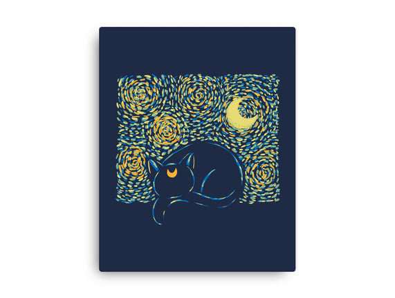 Starry Cat Art