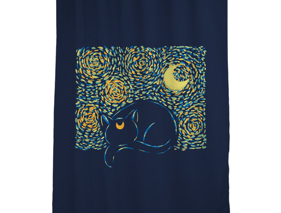 Starry Cat Art