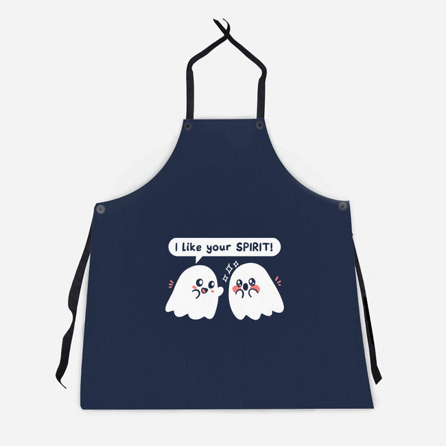 Ghost Likes Your Spirit-Unisex-Kitchen-Apron-TechraNova