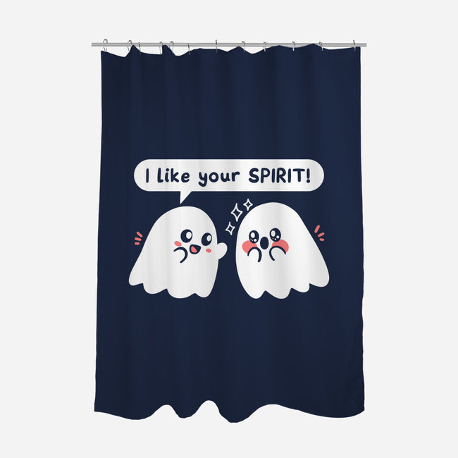 Ghost Likes Your Spirit-None-Polyester-Shower Curtain-TechraNova