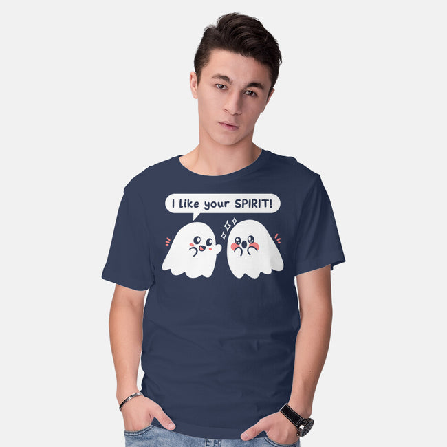 Ghost Likes Your Spirit-Mens-Basic-Tee-TechraNova