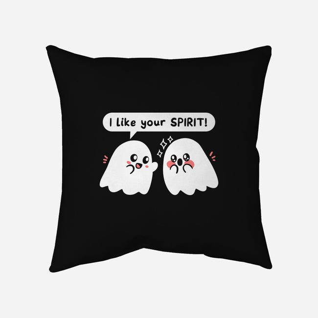 Ghost Likes Your Spirit-None-Removable Cover w Insert-Throw Pillow-TechraNova