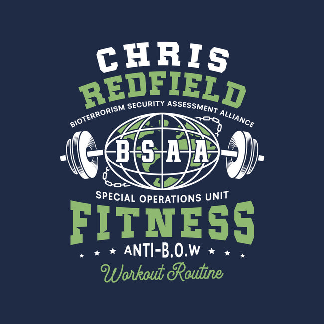 Bsaa Redfield Fitness Emblem-Unisex-Zip-Up-Sweatshirt-LAGELANTEE