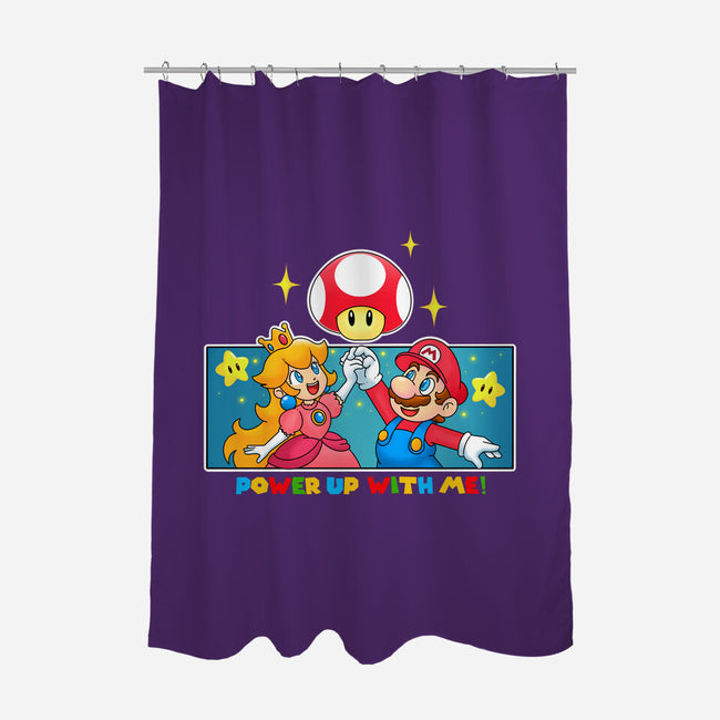 Power Up With Me-None-Polyester-Shower Curtain-Tri haryadi