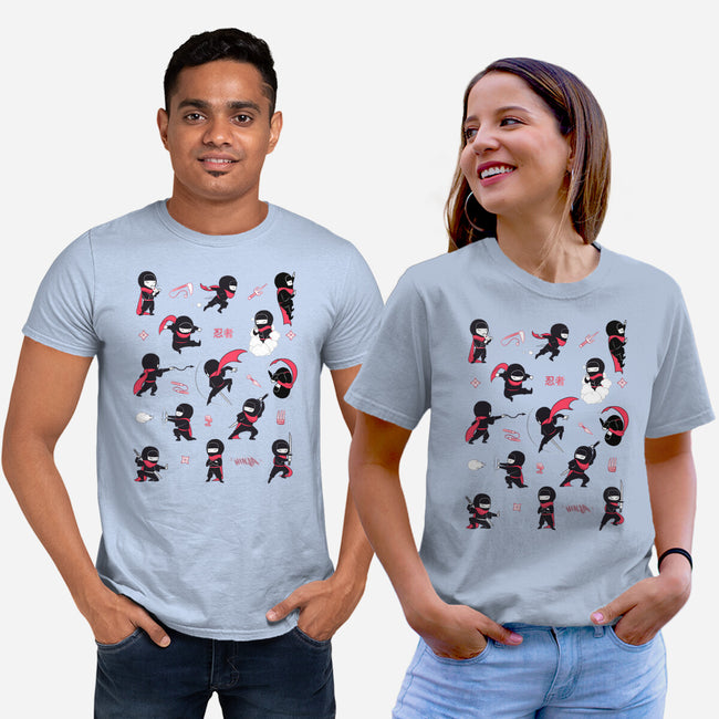 Little Ninjas-Unisex-Basic-Tee-Bruno Mota