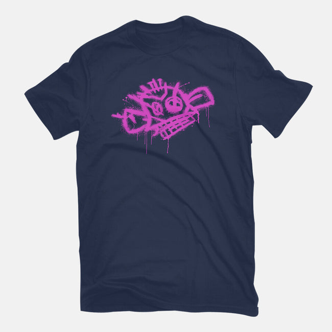 Jinx Monkey Pink-Mens-Heavyweight-Tee-rocketman_art