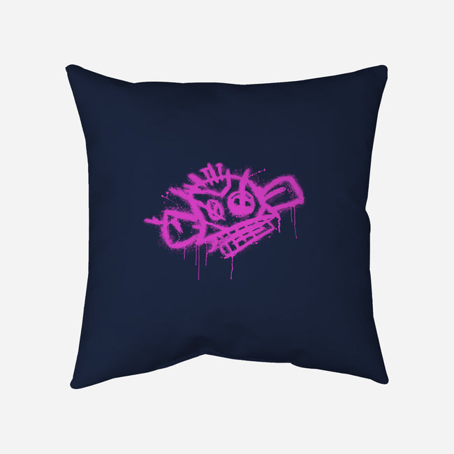 Jinx Monkey Pink-None-Removable Cover w Insert-Throw Pillow-rocketman_art