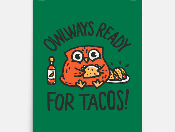 Owlways Ready For Tacos