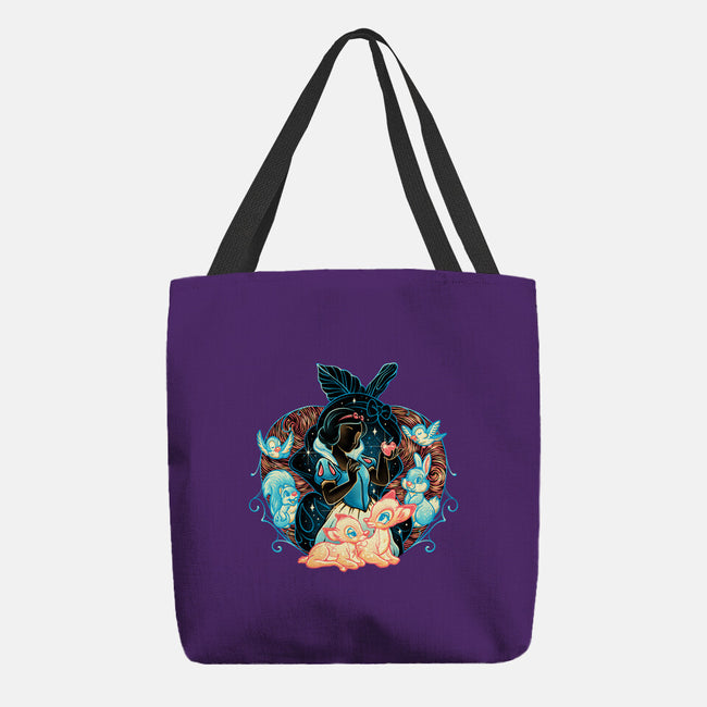 The Fairest In The Night Sky-None-Basic Tote-Bag-glitchygorilla