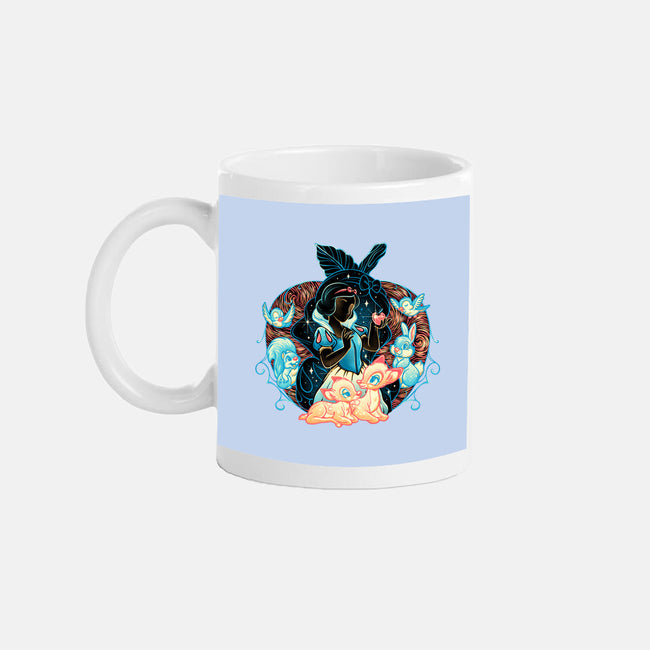 The Fairest In The Night Sky-None-Mug-Drinkware-glitchygorilla