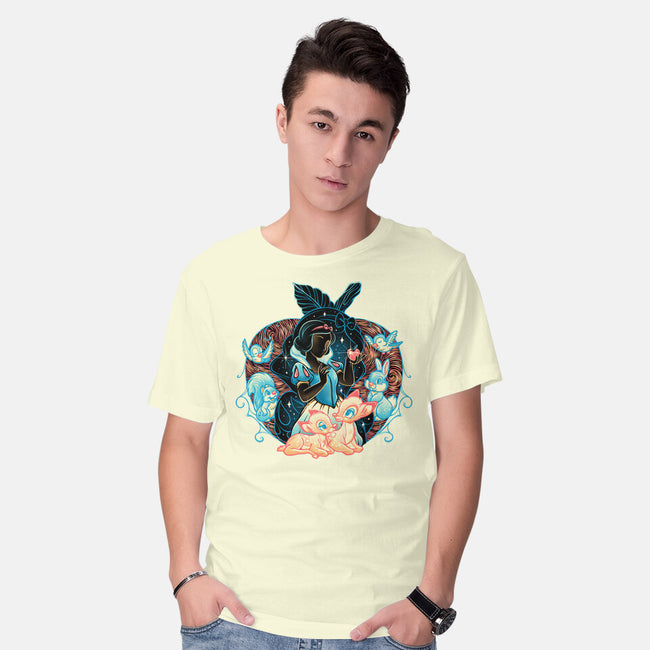 The Fairest In The Night Sky-Mens-Basic-Tee-glitchygorilla