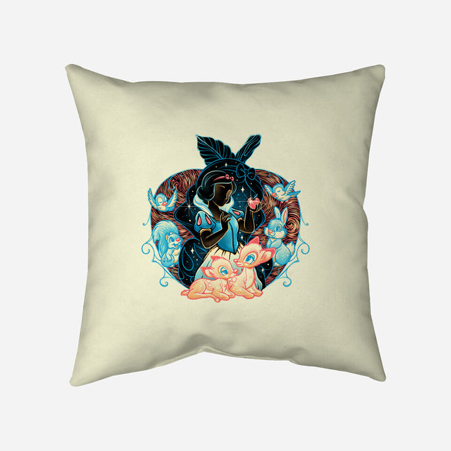 The Fairest In The Night Sky-None-Removable Cover w Insert-Throw Pillow-glitchygorilla