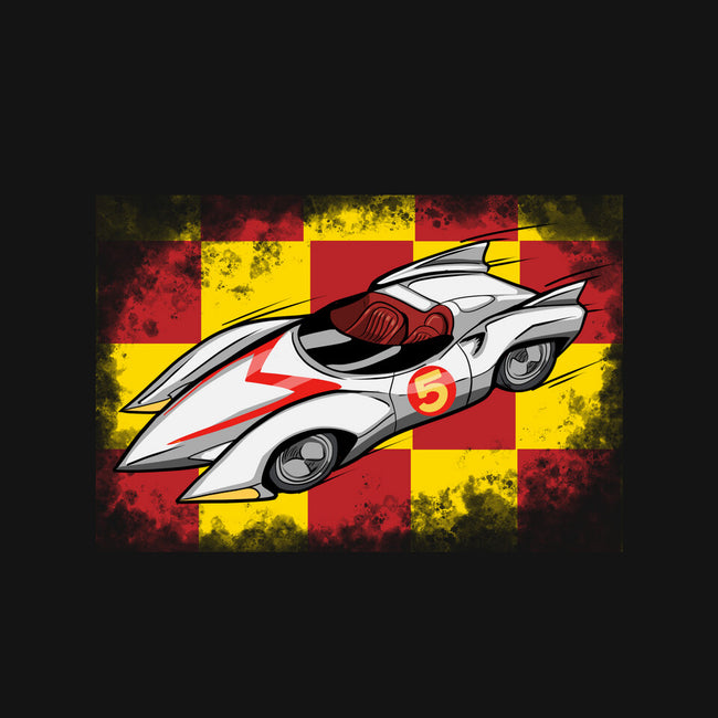 Speed Car-None-Polyester-Shower Curtain-nickzzarto