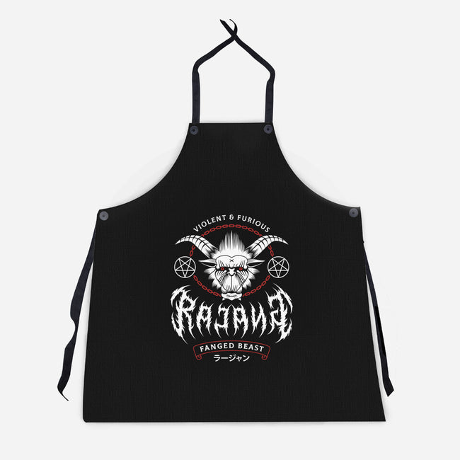 Rajang Black Metal-Unisex-Kitchen-Apron-LAGELANTEE