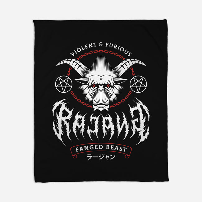 Rajang Black Metal-None-Fleece-Blanket-LAGELANTEE