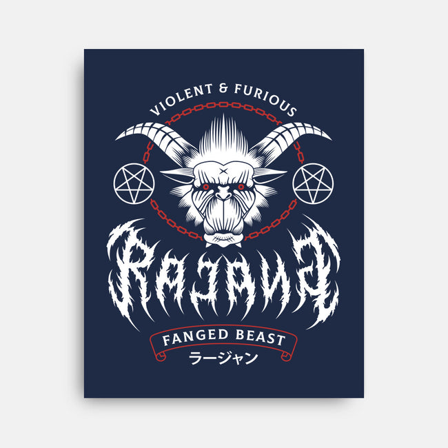 Rajang Black Metal-None-Stretched-Canvas-LAGELANTEE