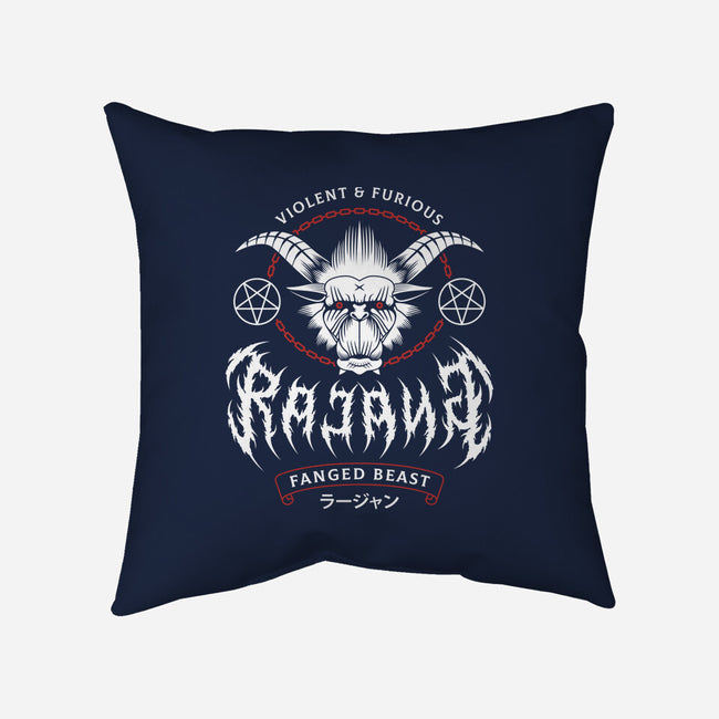 Rajang Black Metal-None-Removable Cover w Insert-Throw Pillow-LAGELANTEE